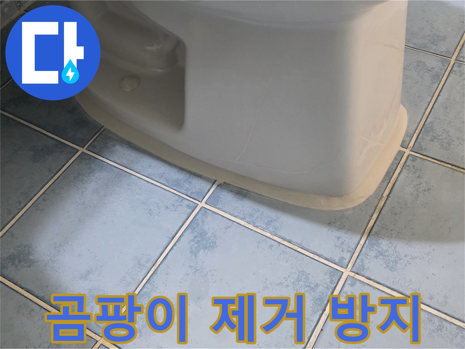남양주 오남 변기 누수 - 변기 주변 곰팡이 제거 및 방지 시공