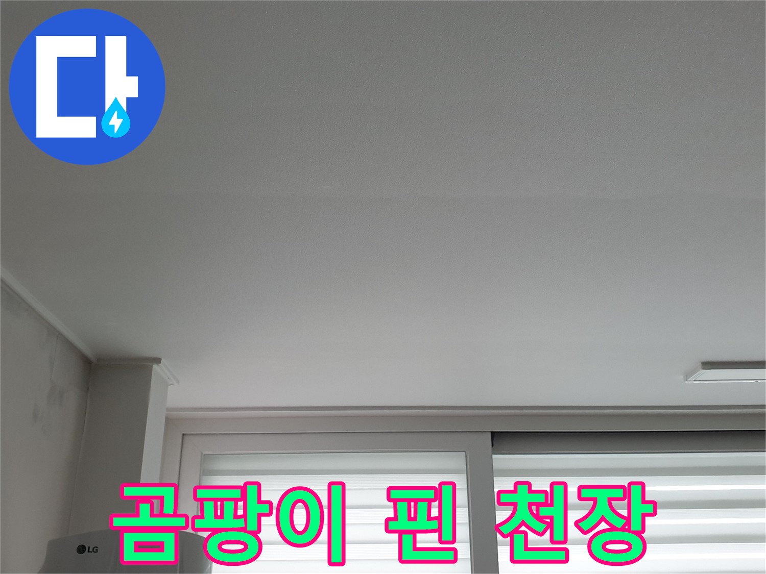 노원구 중계3동 청구3차 아파트 - 곰팡이 핀 천장 누수 문제 해결 과정을 담았습니다.