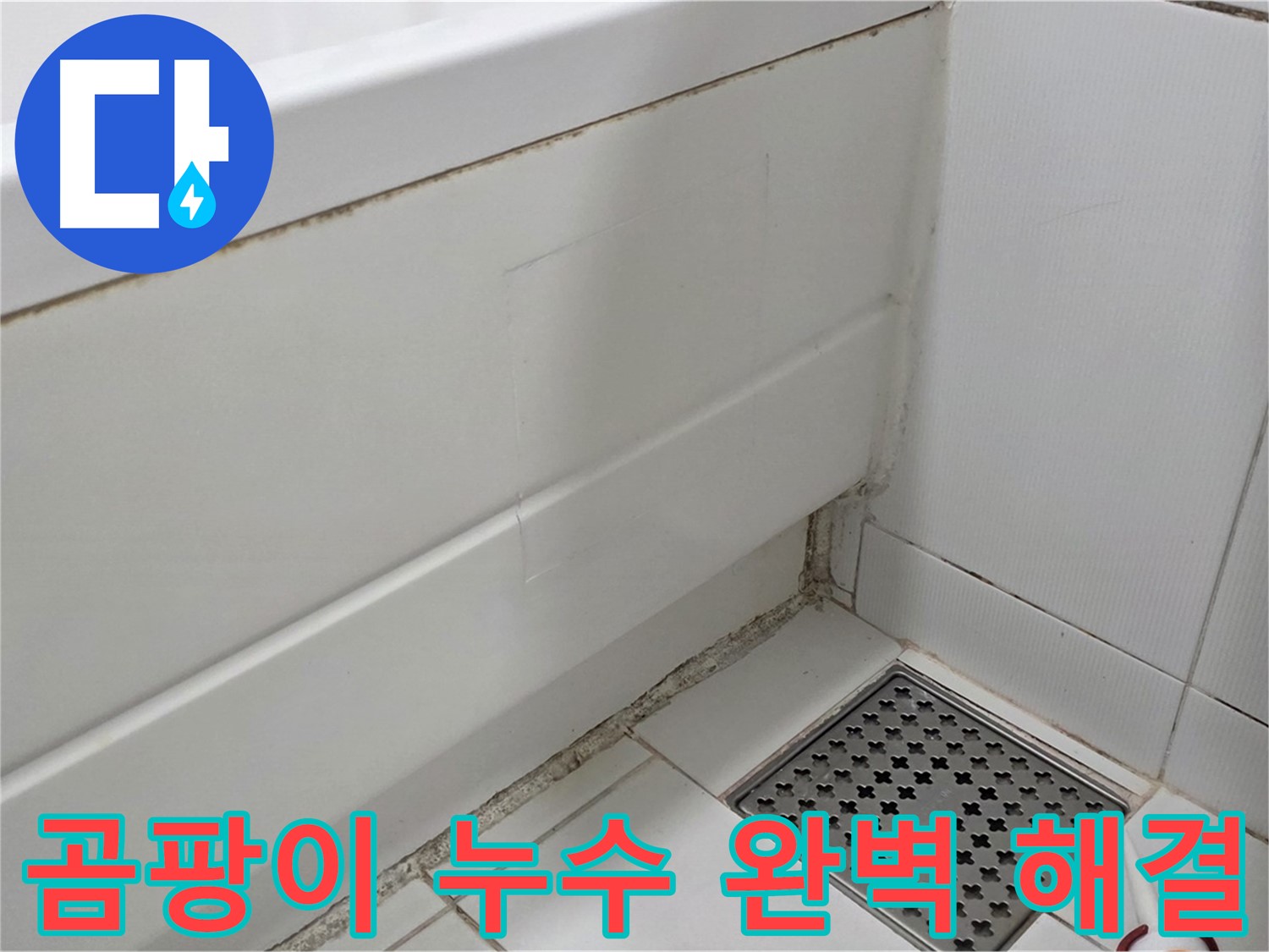 일산서구 가좌동 곰팡이 핀 욕조 실리콘 누수 완벽 해결