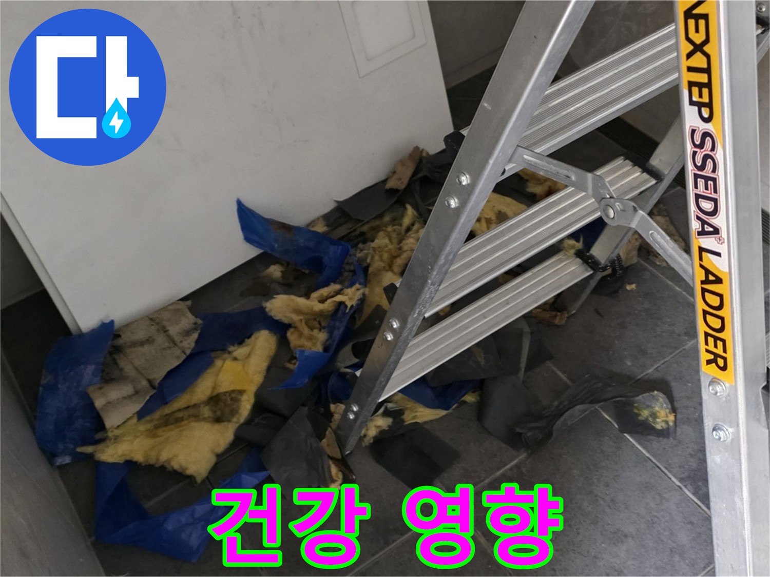 중계동 라이프청구신동아 아파트 누수 - 곰팡이 단열재가 건강에 미치는 영향