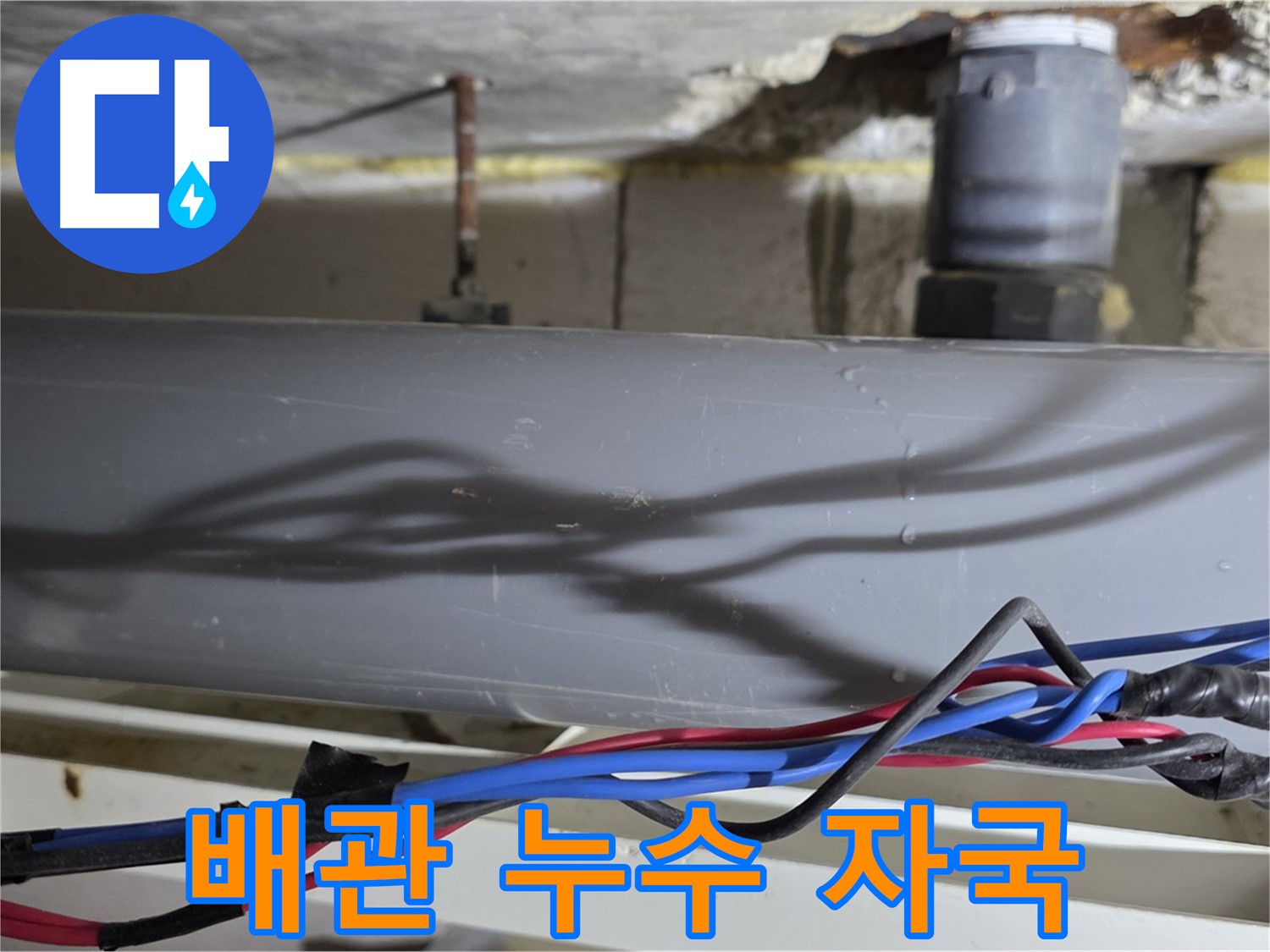 중계동 라이프청구신동아 아파트 배관 누수 자국 - 노원구 누수 전문가의 긴급 진단으로 문제 해결