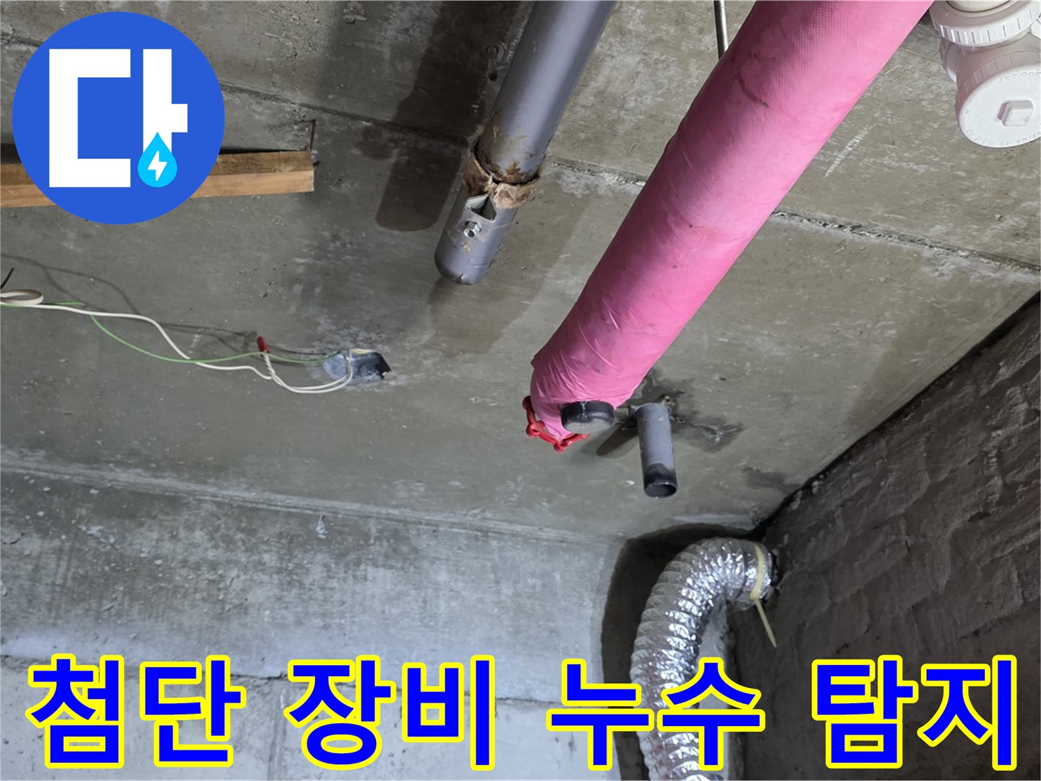 남양주 화도읍 두산아파트 누수 - 최첨단 장비를 사용한 정확한 누수 탐지