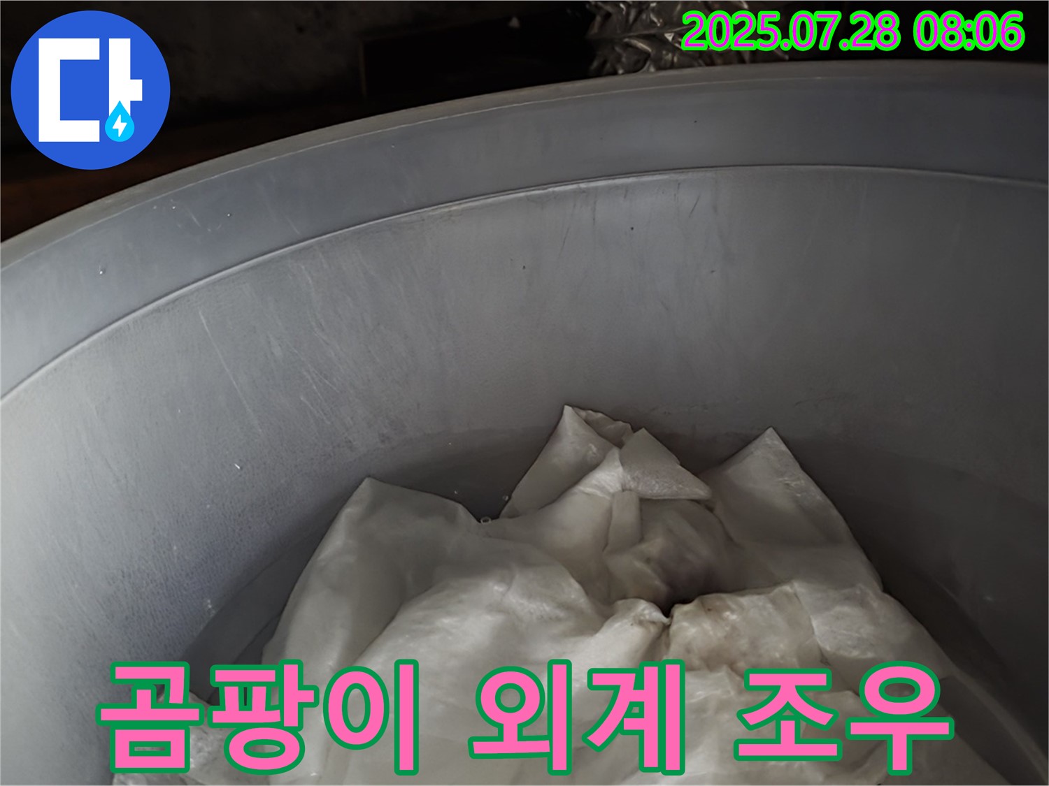 멈추지 않는 누수 - 양동이 속 젖은 휴지, 곰팡이 왕국 외계 문명과 조우 성공! 이제 전문가가 막아섭니다.