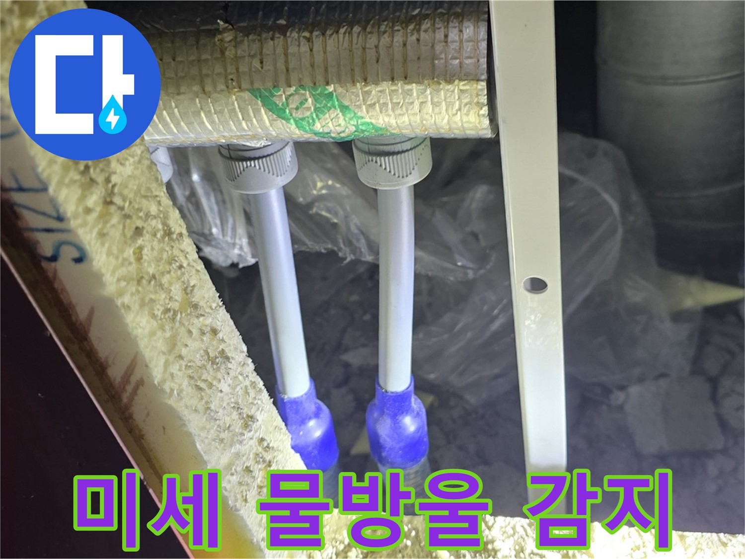삼숭동 양주자이 누수 - 배관 연결 부속 주변 미세한 물방울 맺힘 및 곰팡이 냄새 발생 여부 정밀 감지