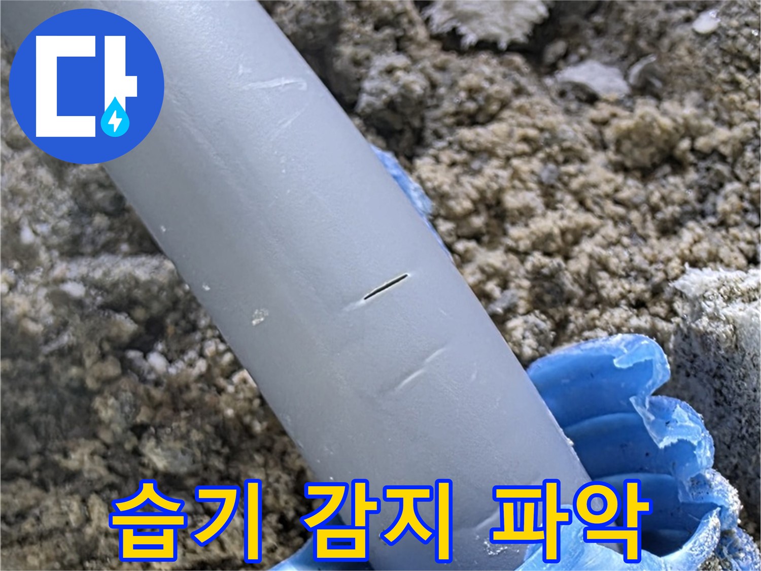 양주 누수탐지 - 배관 주변 습기 감지 정밀 탐지