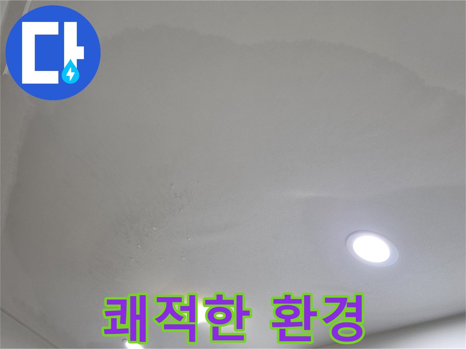 양주 아파트 누수 - 곰팡이 핀 천장, 쾌적한 환경