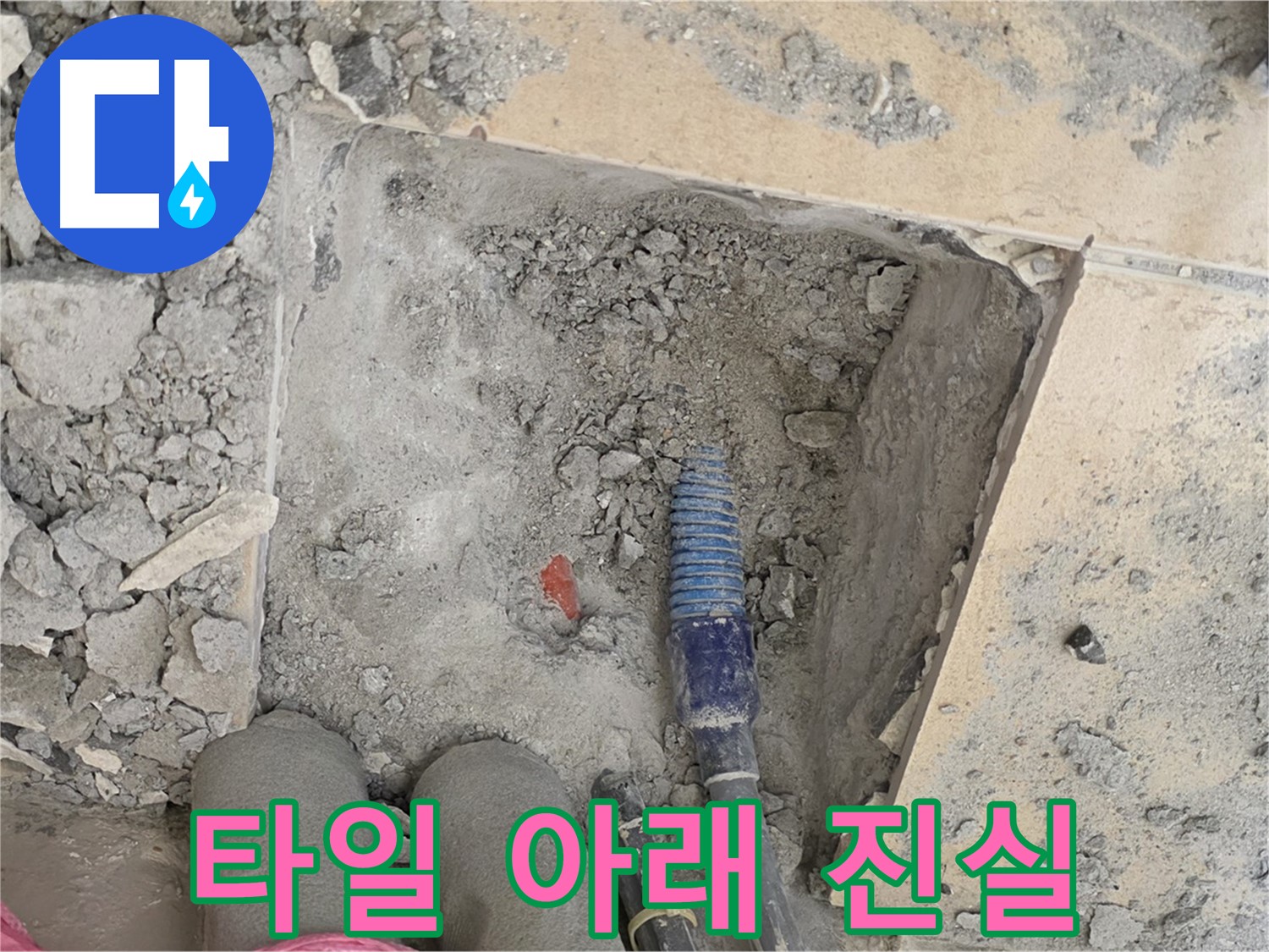 양주 자이아파트 누수 - 깨진 타일 아래 숨겨진 누수의 진실