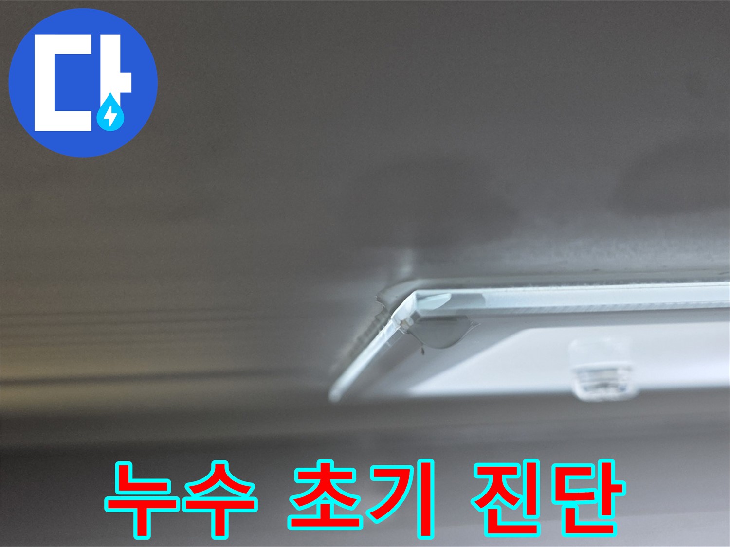 양주 옥정 율정마을 13단지 아파트 천장 누수 - 초기 누수 대응 및 진단 과정을 보여줍니다.