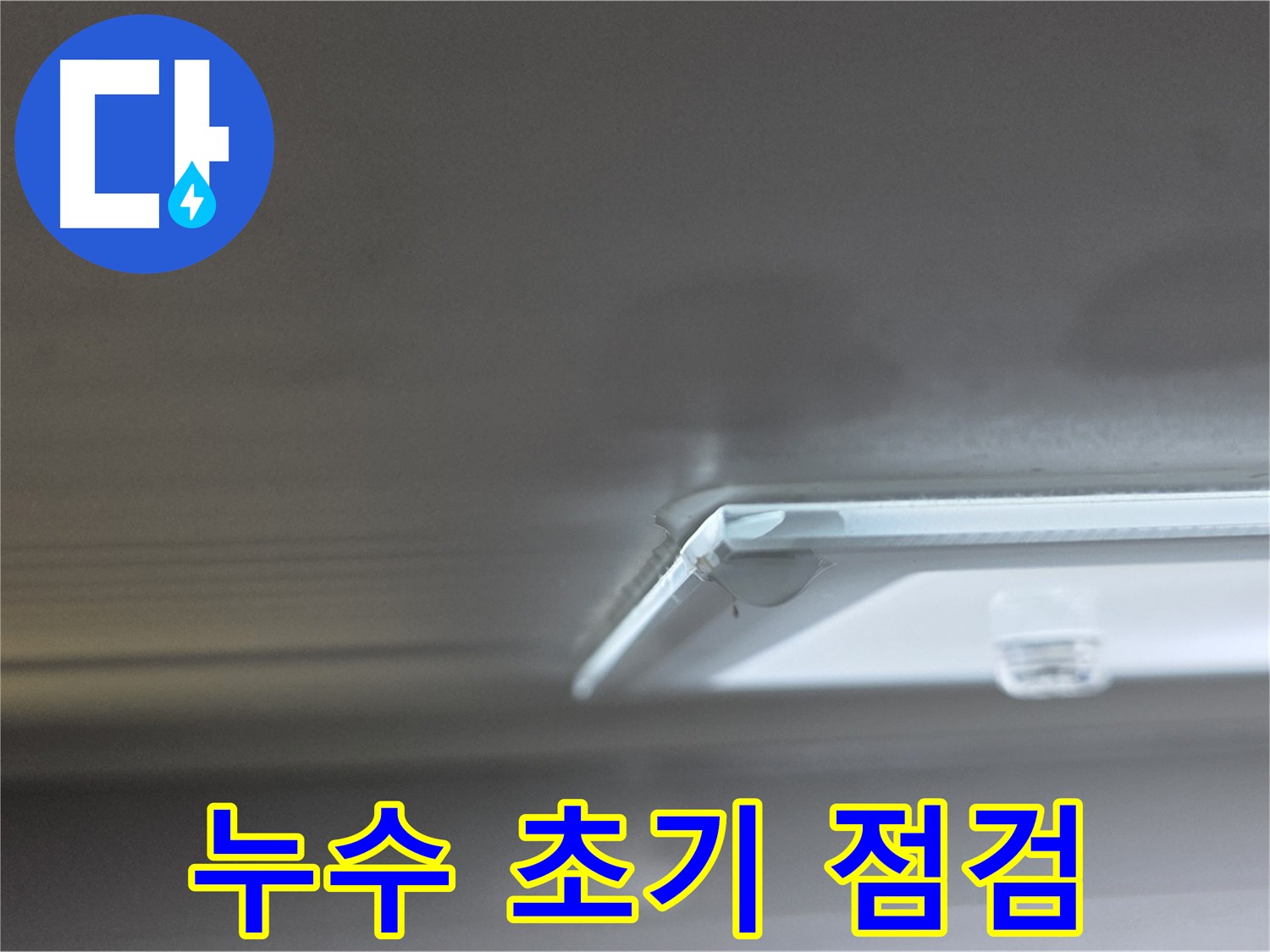 옥정동 율정마을 13단지 아파트 천장 누수 - 초기 누수 발견 후 꼼꼼한 점검을 진행합니다.