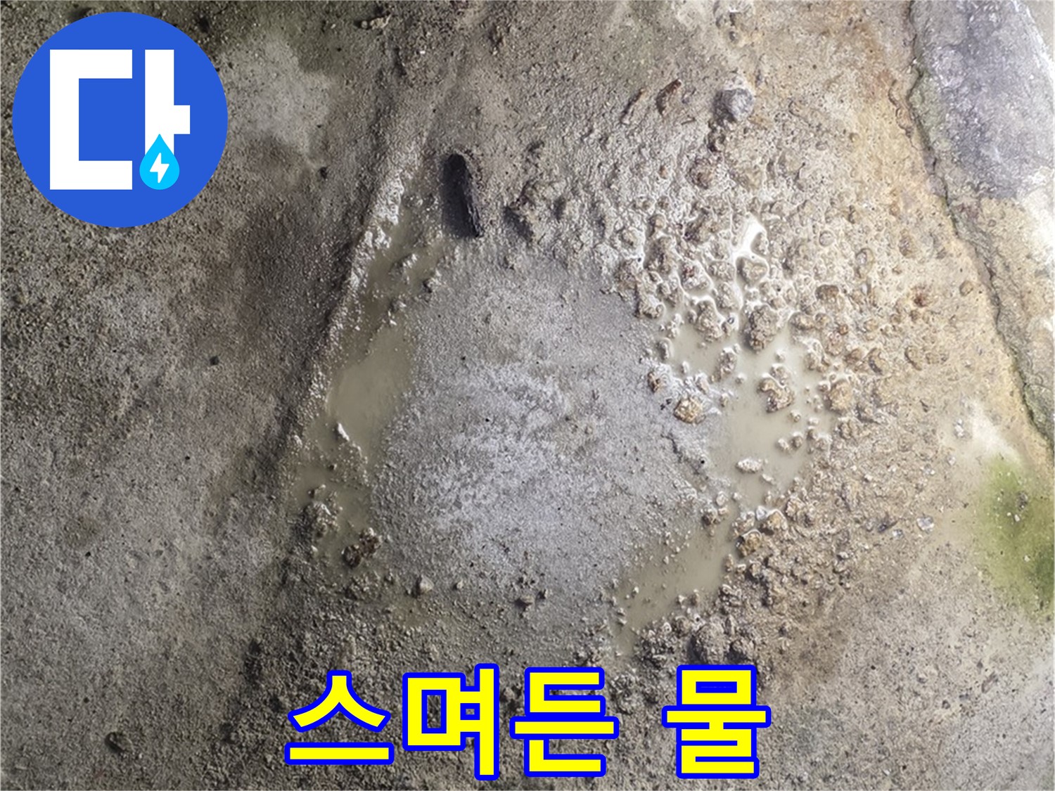 철원군 서면 와수리 누수 - 바닥에 물이 스며듦, 완벽 차단 시공으로 누수 걱정 없이 생활하세요.
