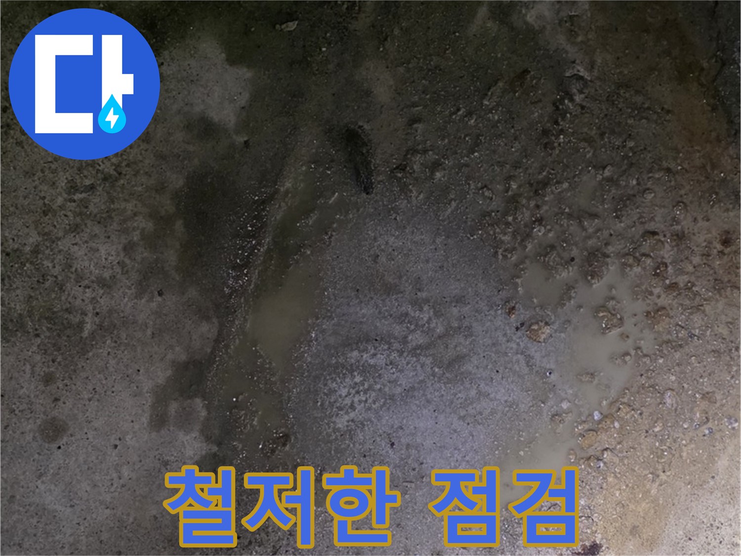 철원군 서면 와수리 누수 현장 - 철저한 점검을 통해 완벽한 누수 해결을 약속드립니다.
