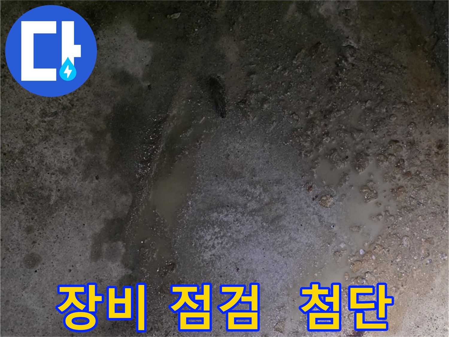 철원군 서면 와수리 누수 현장 - 첨단 누수 탐지 장비를 사용하여 정확한 누수 지점을 찾기 위해 장비를 점검하고 있습니다.