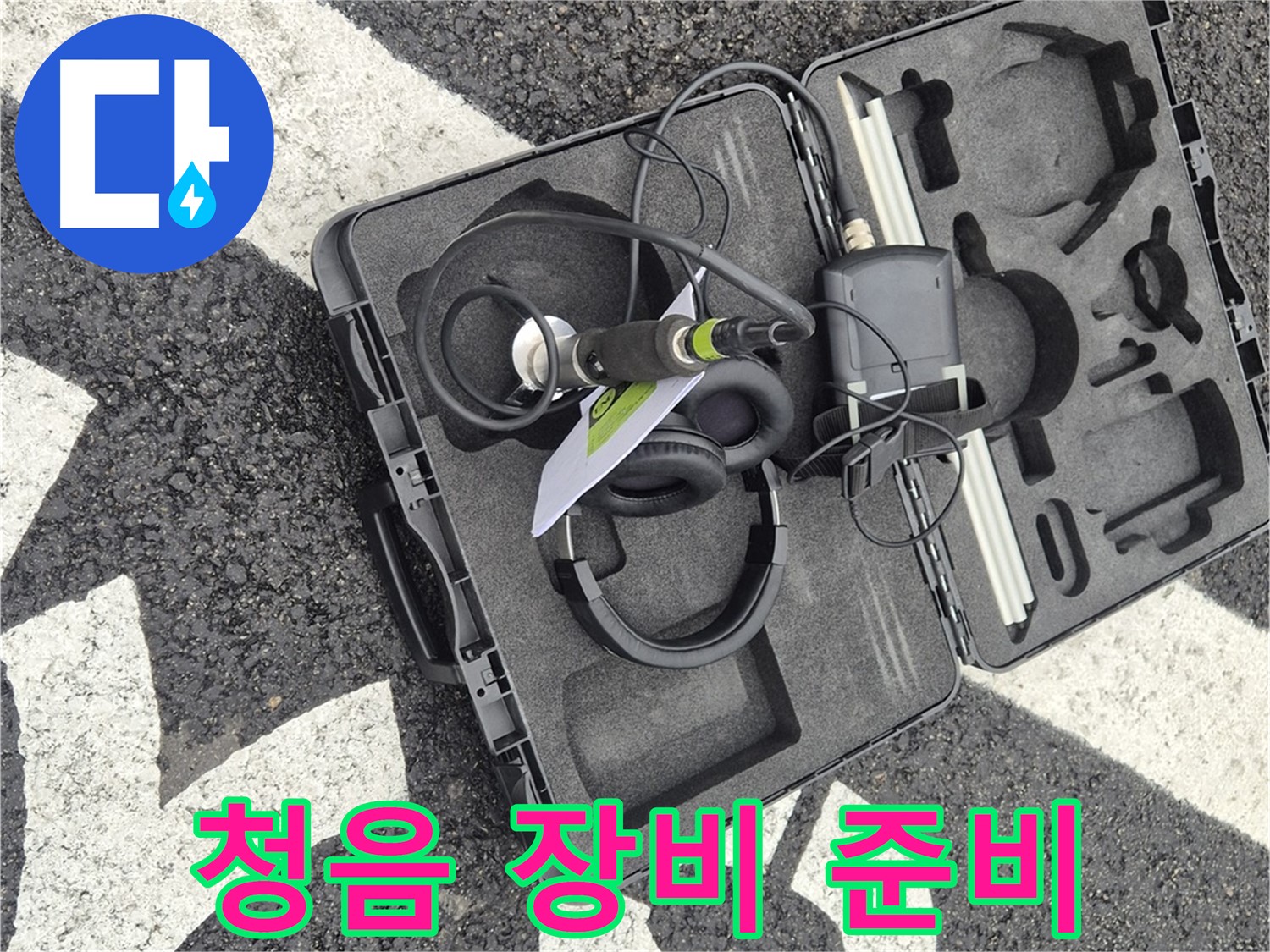 청음 탐지 장비 - 철원 지역 누수 문제 해결 준비 완료!