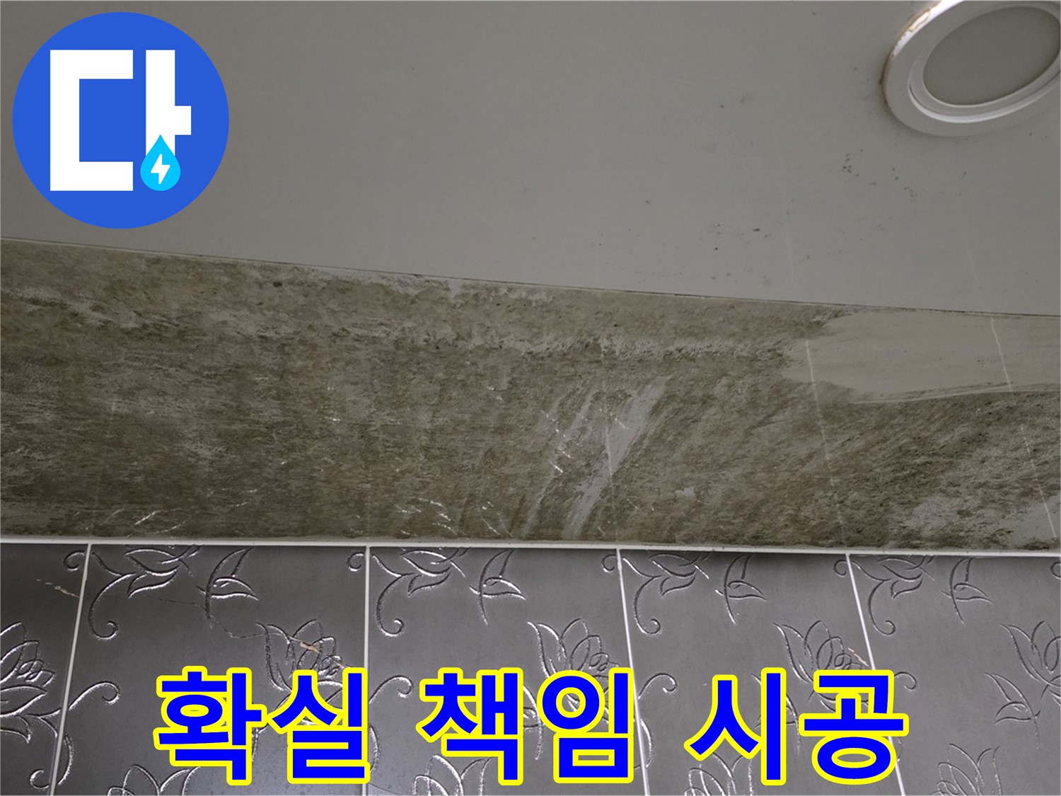 곰팡이 심한 욕실 - 곰팡이 싹 OUT! 쾌적한 욕실, 확실하게 책임지고 만들어 드립니다!