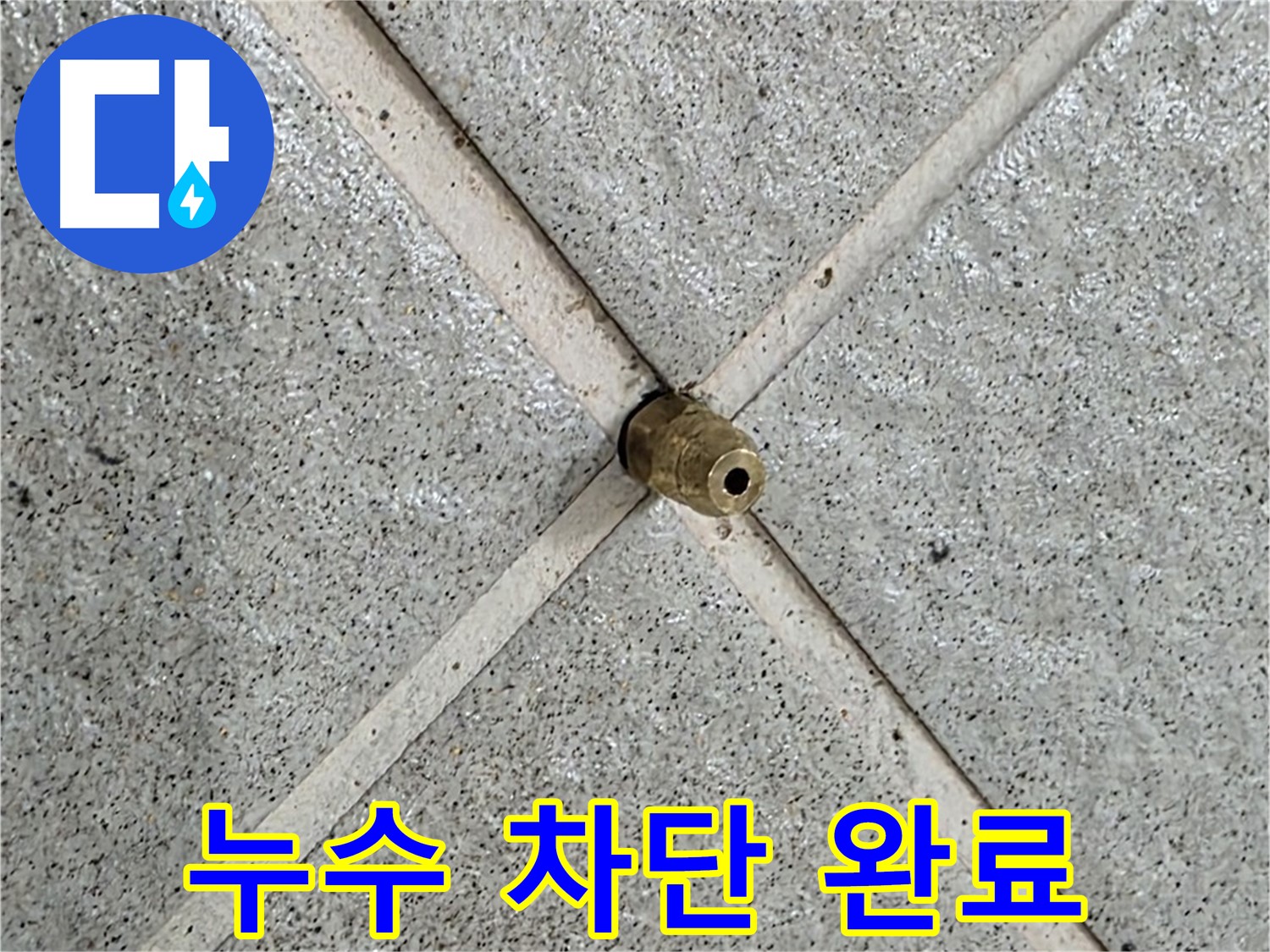 분당 운중동 산운마을 누수 - 핀홀 누수 완벽하게 차단 완료