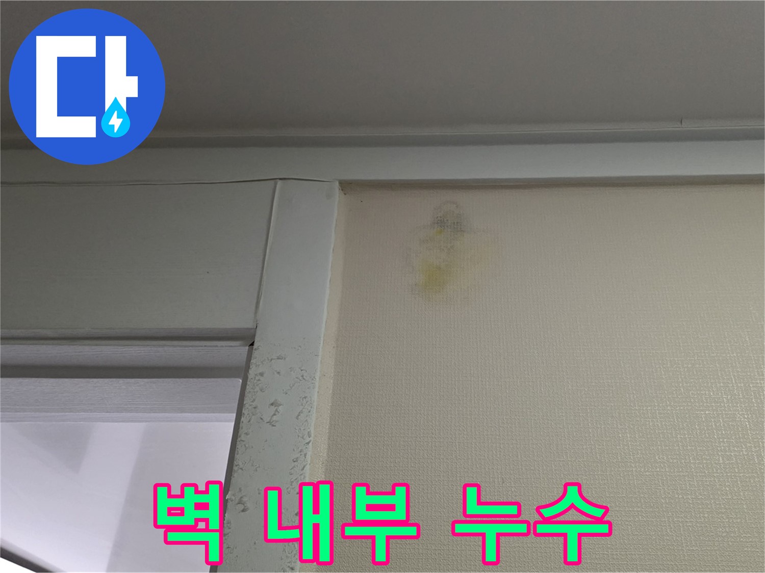 분당 운중동 산운마을 아파트 벽 내부 누수 의심 - 정밀 탐지 필요