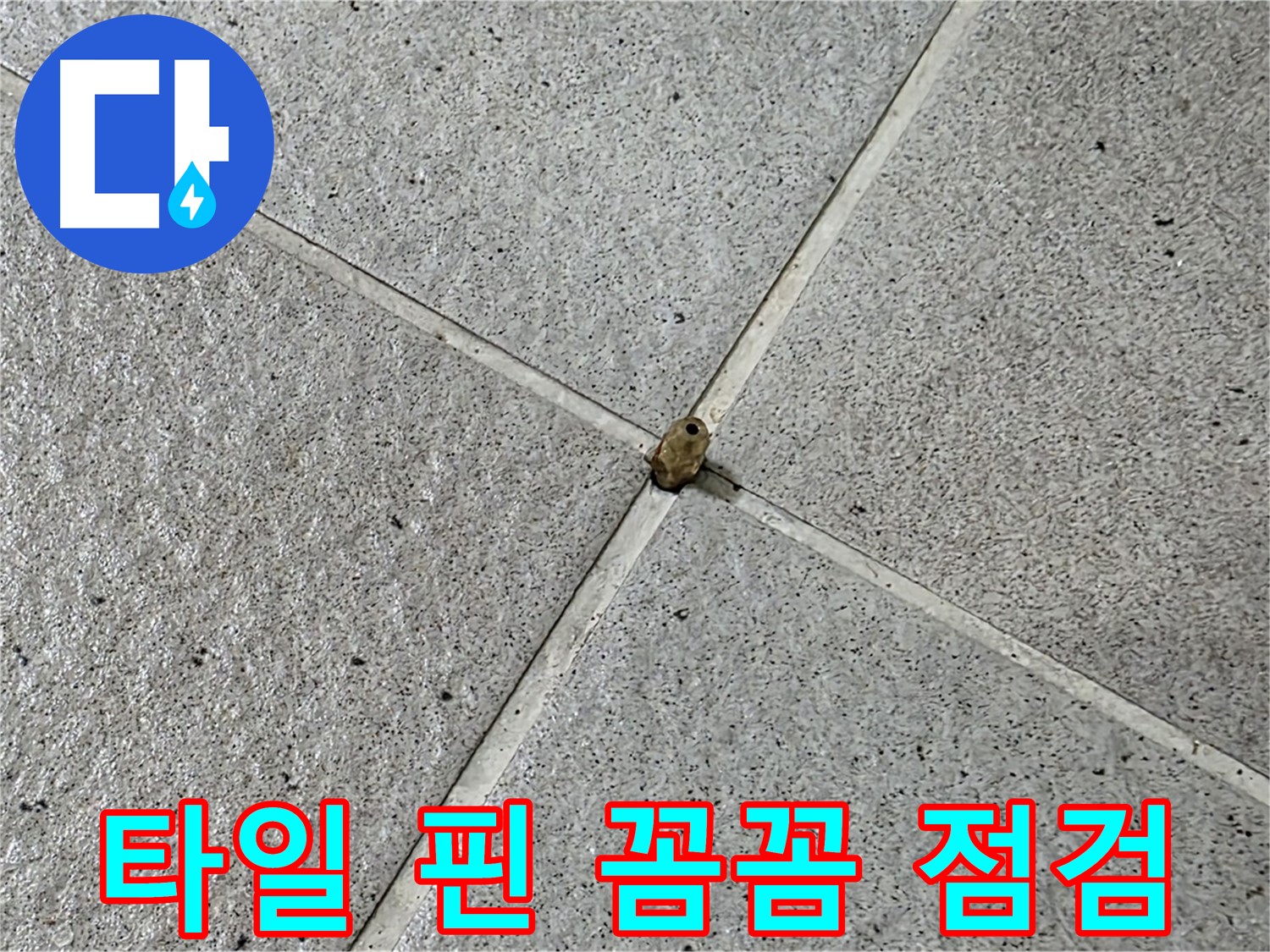 분당구 운중동 산운마을 - 타일 핀 누수, 꼼꼼하게 점검하고 해결!