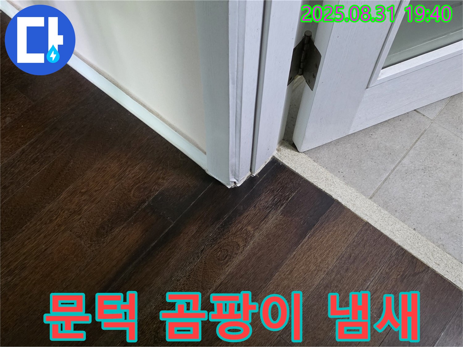 분당 산운로 누수 - 문턱 주변 마루 곰팡이 냄새는 건강에 적신호이니 서둘러 점검받으세요!