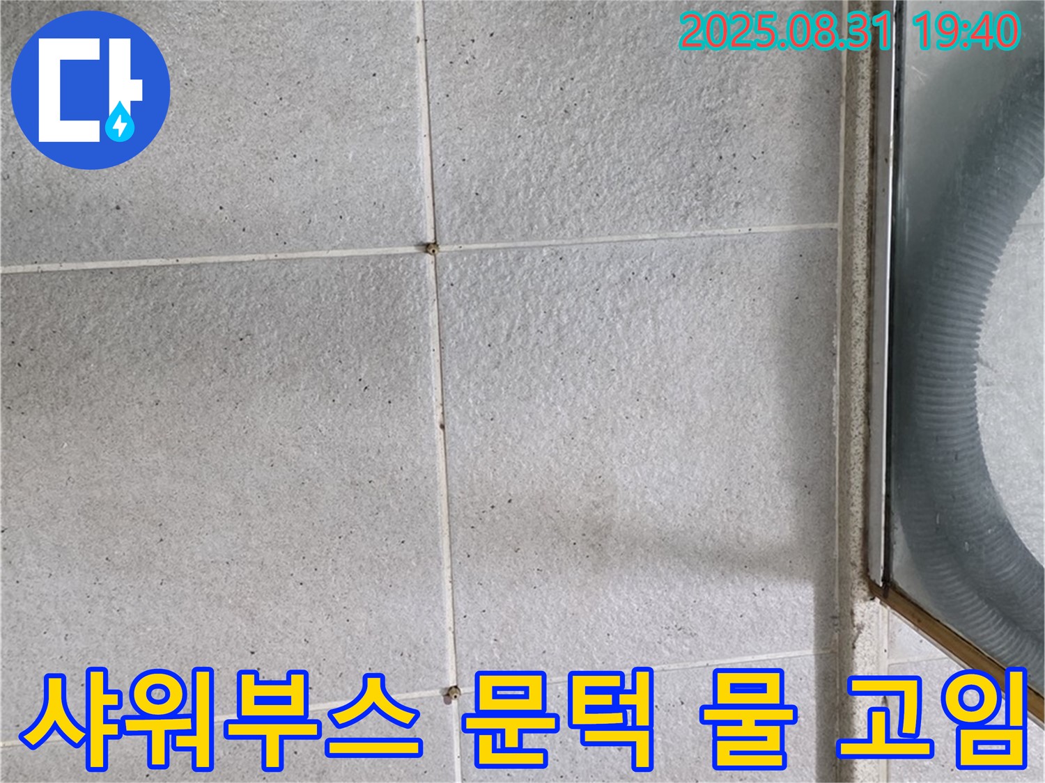 샤워부스 문턱 물 고임 - 누수 의심! 긴급 점검이 필요합니다!