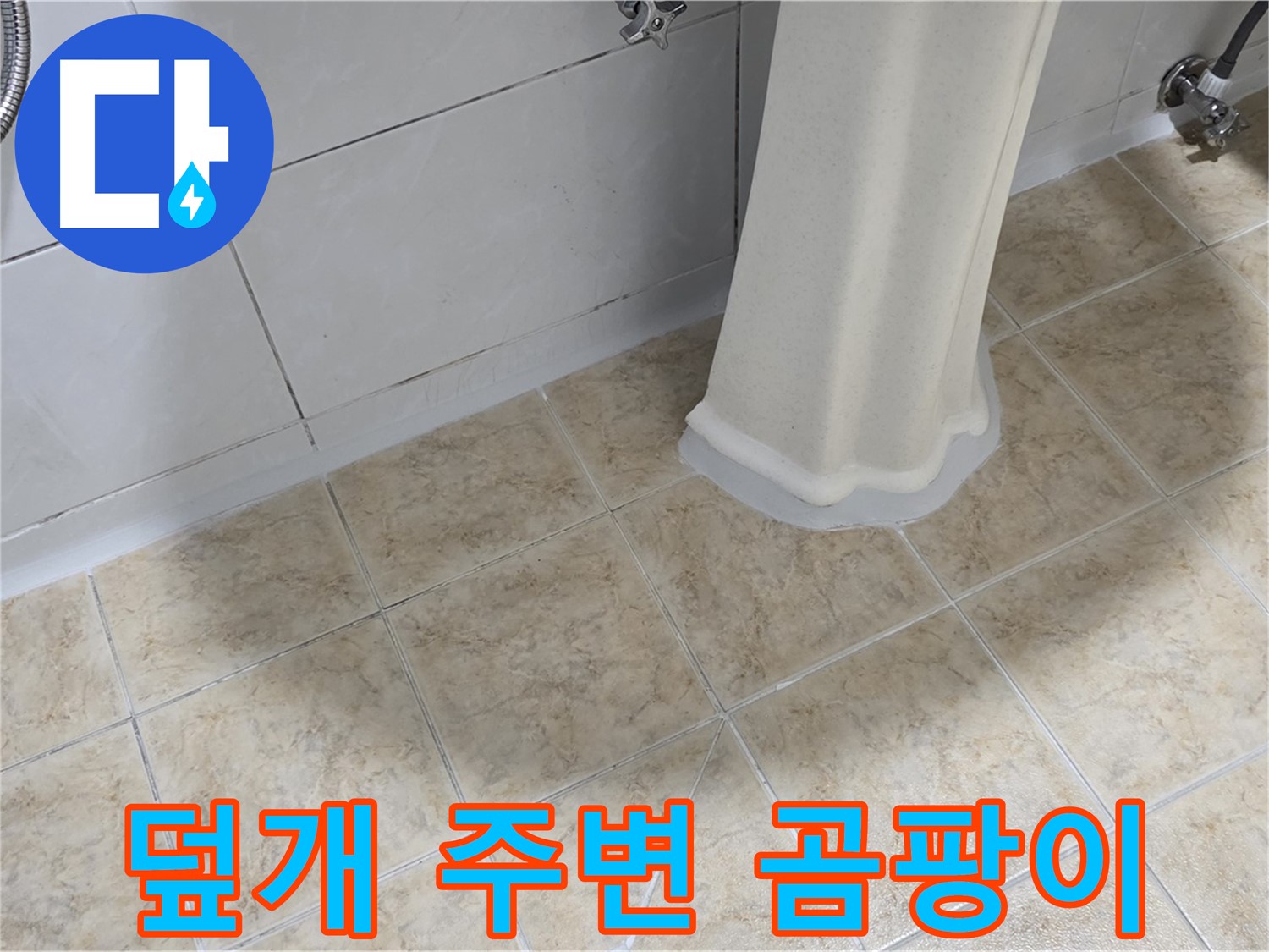 세면대 배수구 덮개 주변 곰팡이 - 습기와 누수는 곰팡이 번식의 최적 환경을 제공합니다.