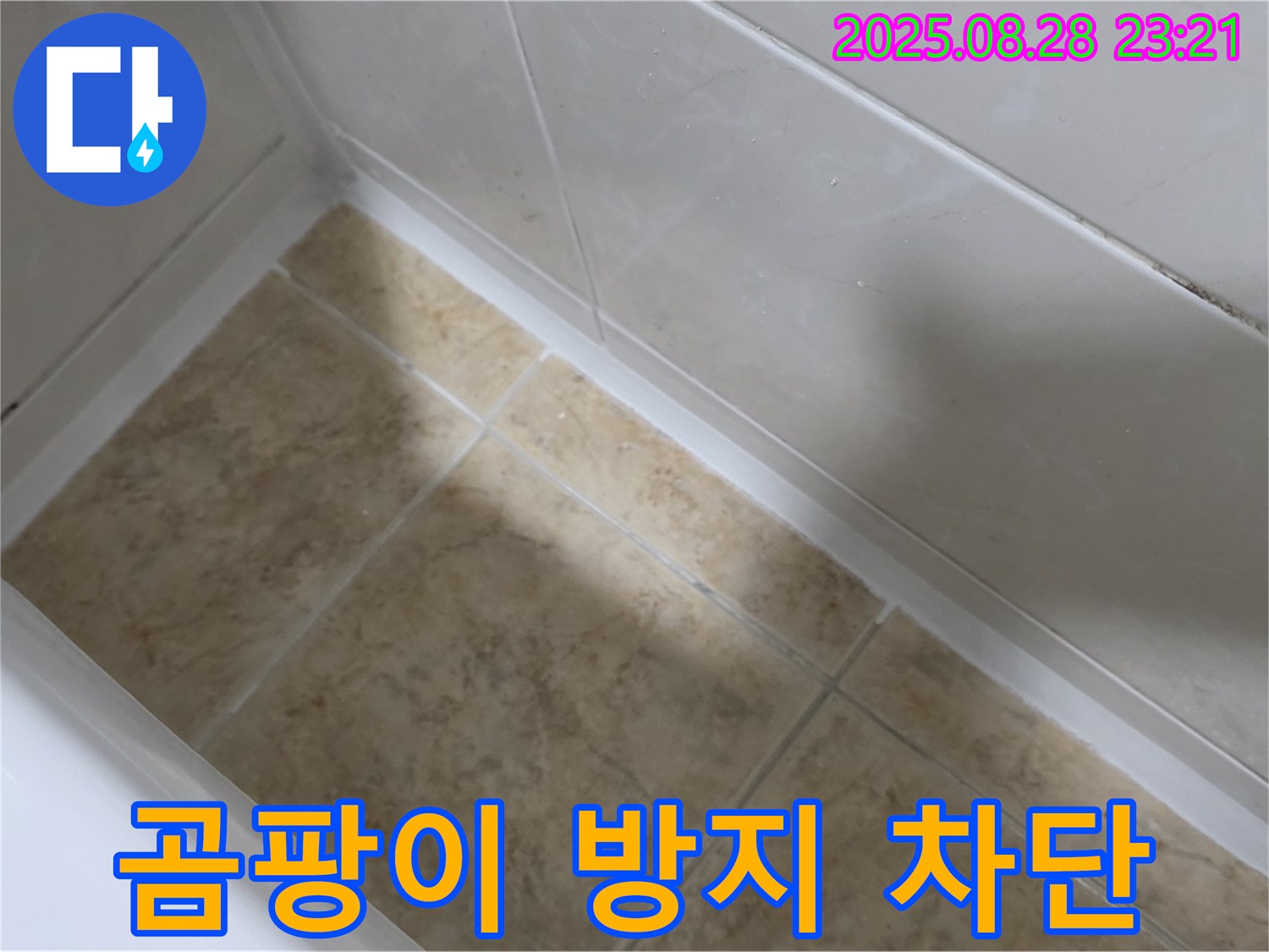 중랑구 묵동 욕실 실리콘 시공 - 묵2동 곰팡이 방지, 누수 완벽 차단!