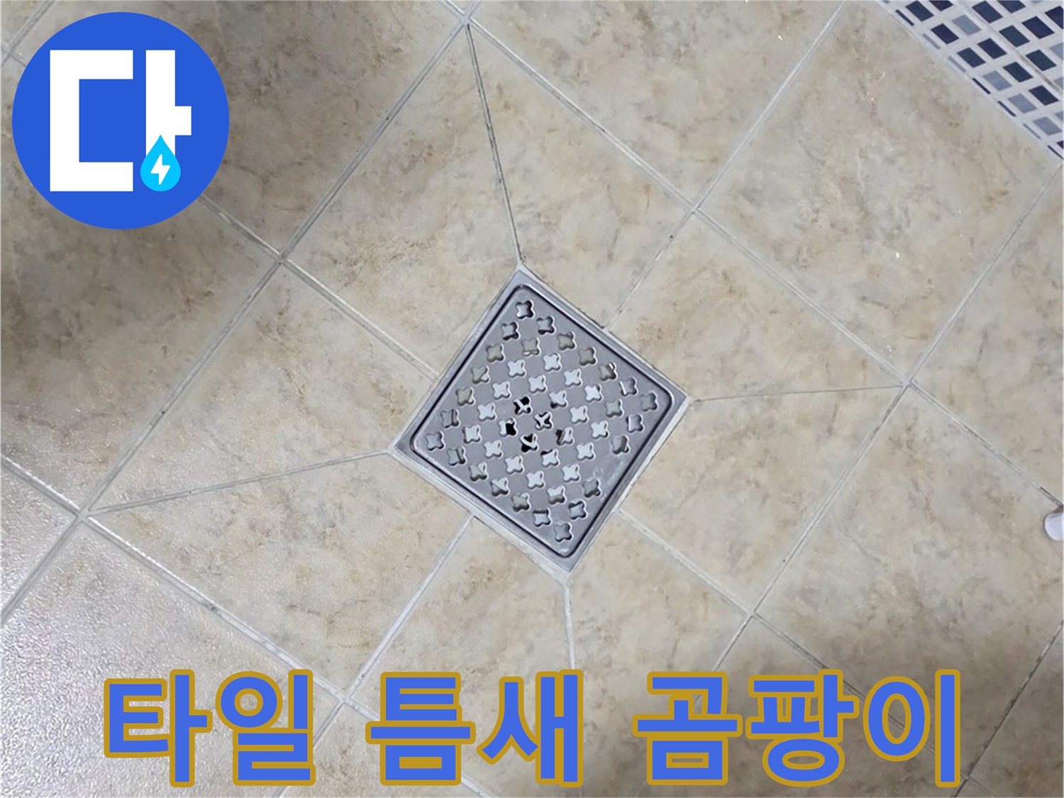 타일 틈새 곰팡이 - 실리콘 시공