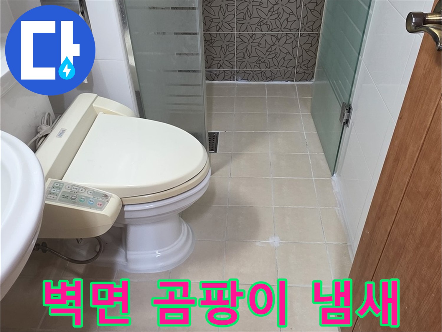 백석읍 서광아파트 - 변기 뒤 벽면 곰팡이 냄새 - 방수 문제 분석