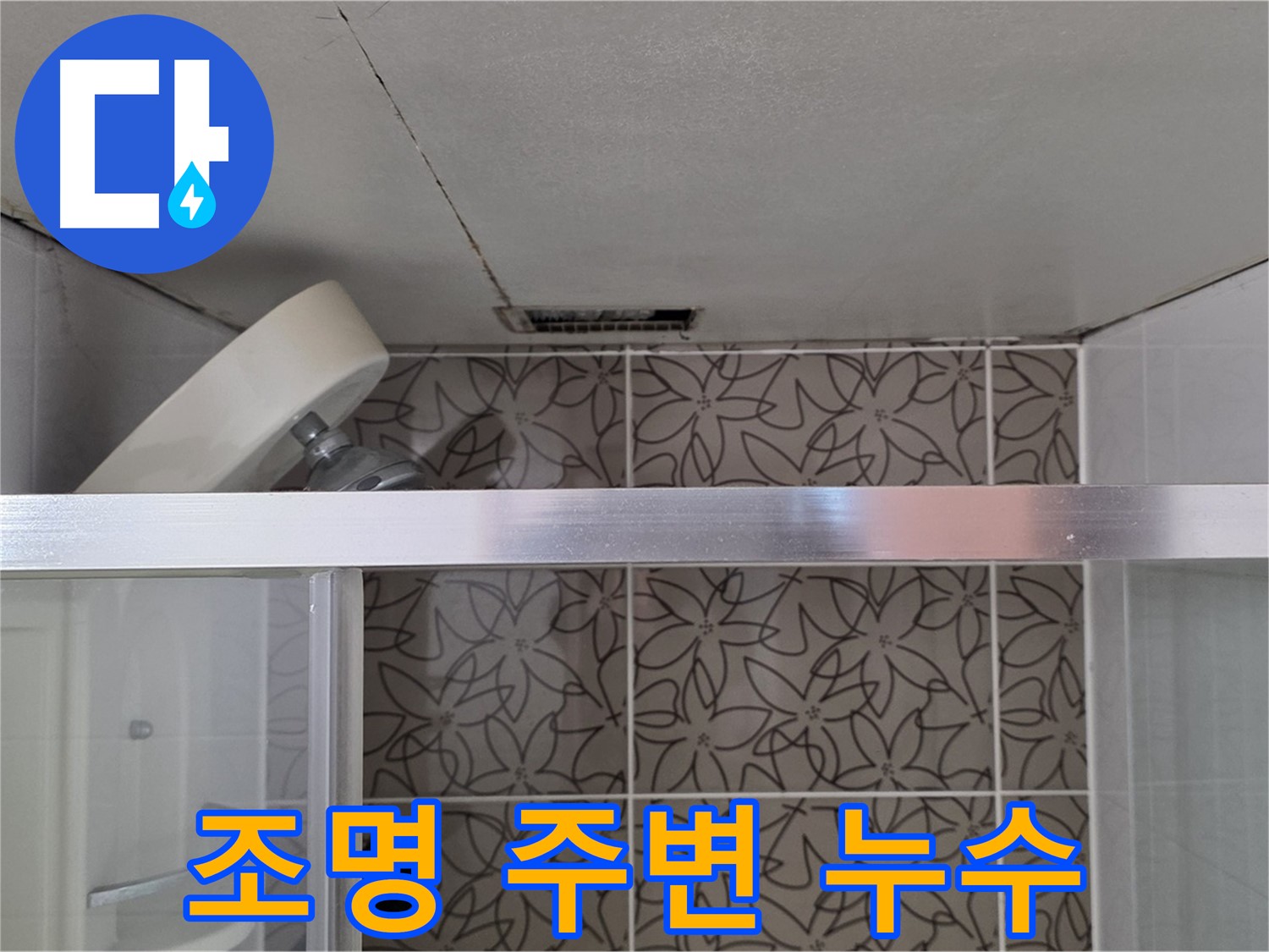 백석읍 서광아파트 욕실 - 조명 주변 천장 상태 정밀 점검