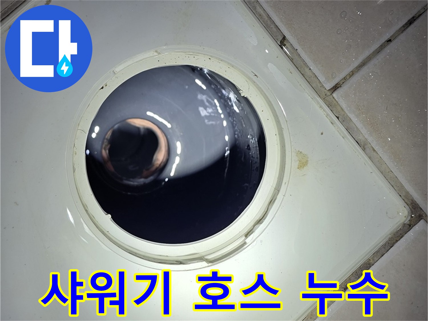 양주 백석 서광아파트 샤워기 호스 누수 - 새 호스 교체, 누수 해결