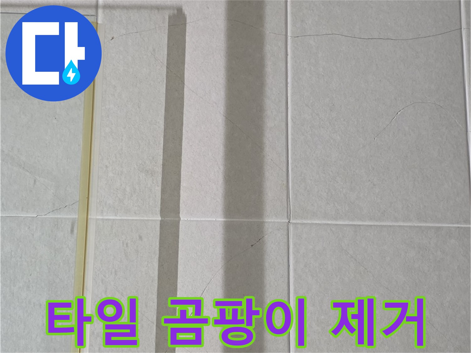 분당 욕실 타일 곰팡이 - 누수와 곰팡이 문제 동시 해결