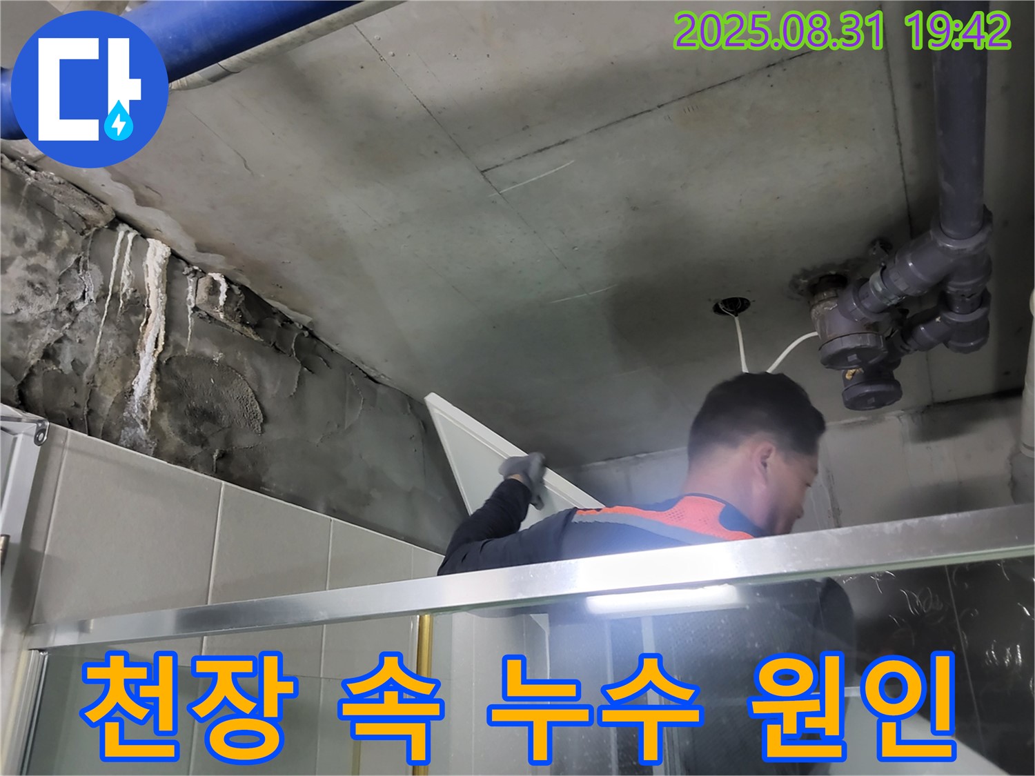 분당 운중동 산운마을 6단지 천장 속 누수 원인 찾기 - 숨겨진 누수까지 꼼꼼하게 찾아냅니다.