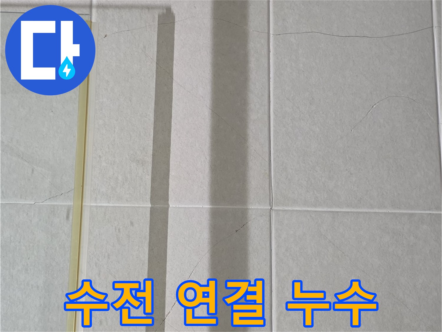 분당 운중동 샤워부스 - 벽면 타일 틈새 누수, 샤워기 수전 연결 부위 누수 확인
