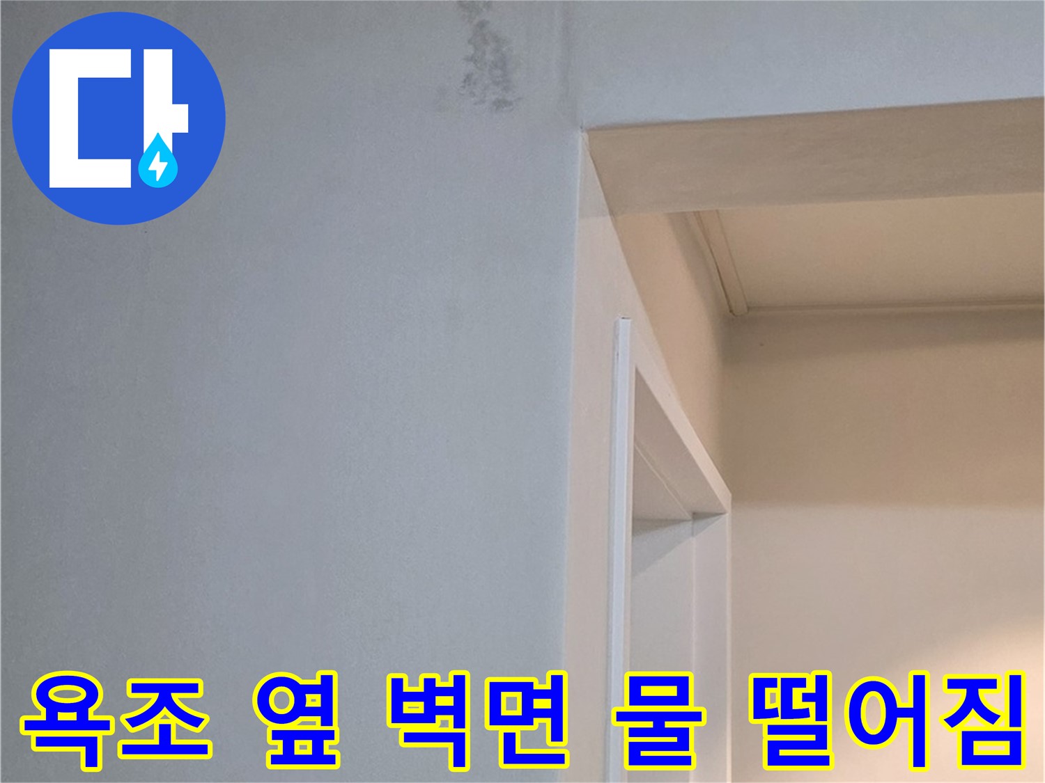 일동 기산리 아파트 욕조 옆 벽면 물 떨어짐 - 긴급 누수 점검 및 확실한 해결