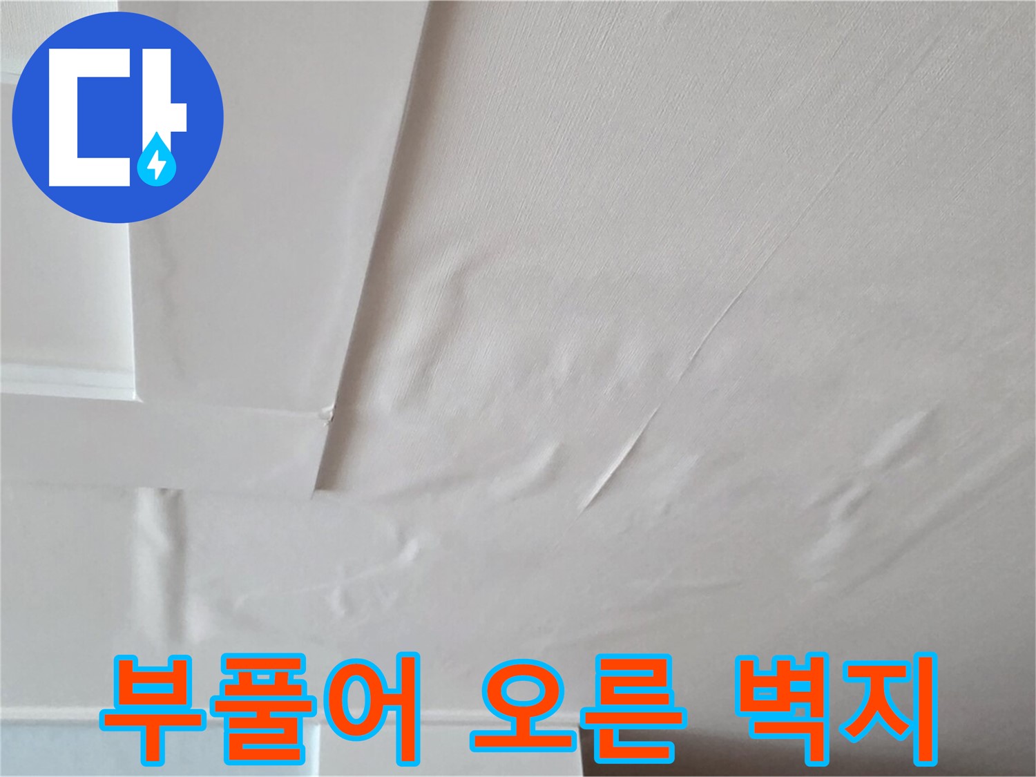 일동기산베스트빌 아파트 천장 누수 - 부풀어 오른 벽지와 곰팡이 독성 - 소화 불량 유발