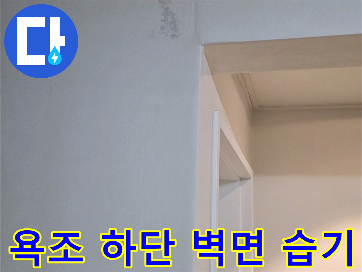 포천 일동 기산리 아파트 욕조 하단 벽면 습기 - 누수 가능성 점검 및 확실한 해결