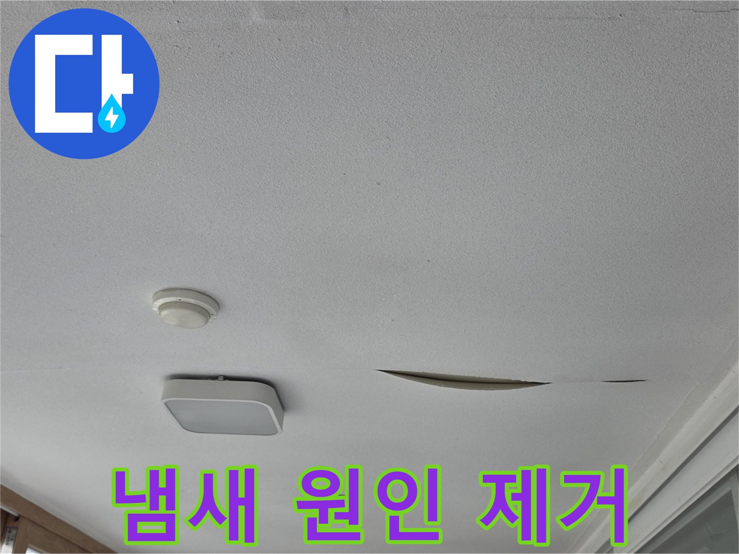 포천시 일동면 아파트 천장 누수 - 석고보드 냄새 원인 곰팡이 제거