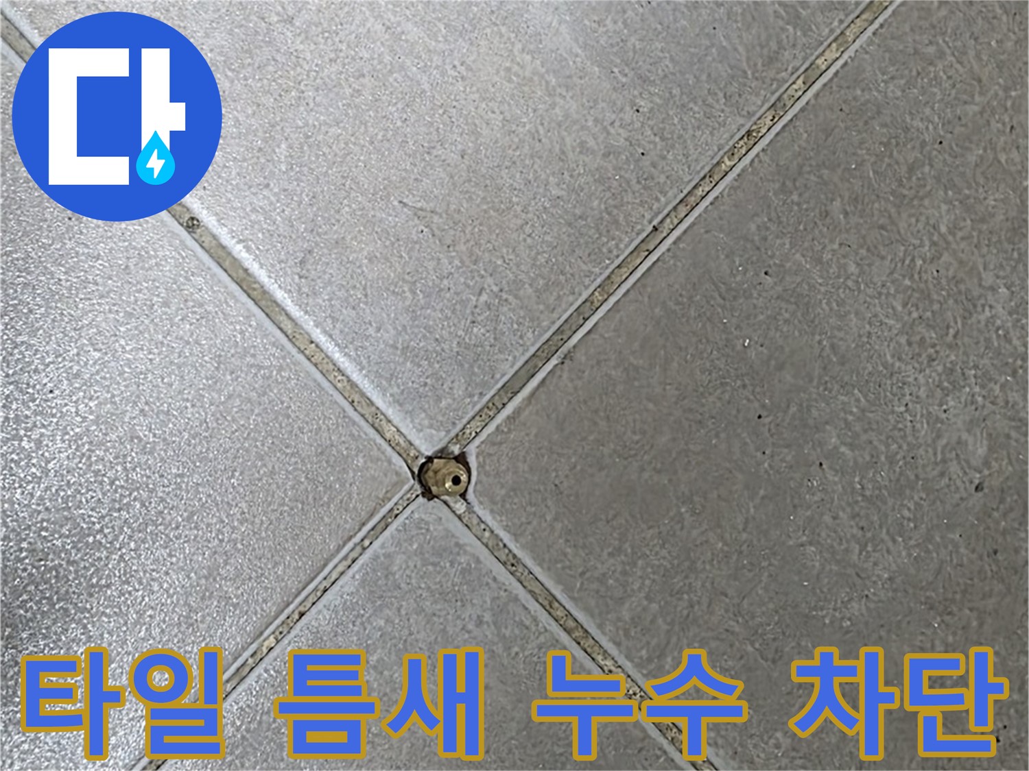 양주시 옥정동 율정마을 아파트 타일 틈새 누수 - 누수탐지 전문가가 완벽하게 차단했습니다.