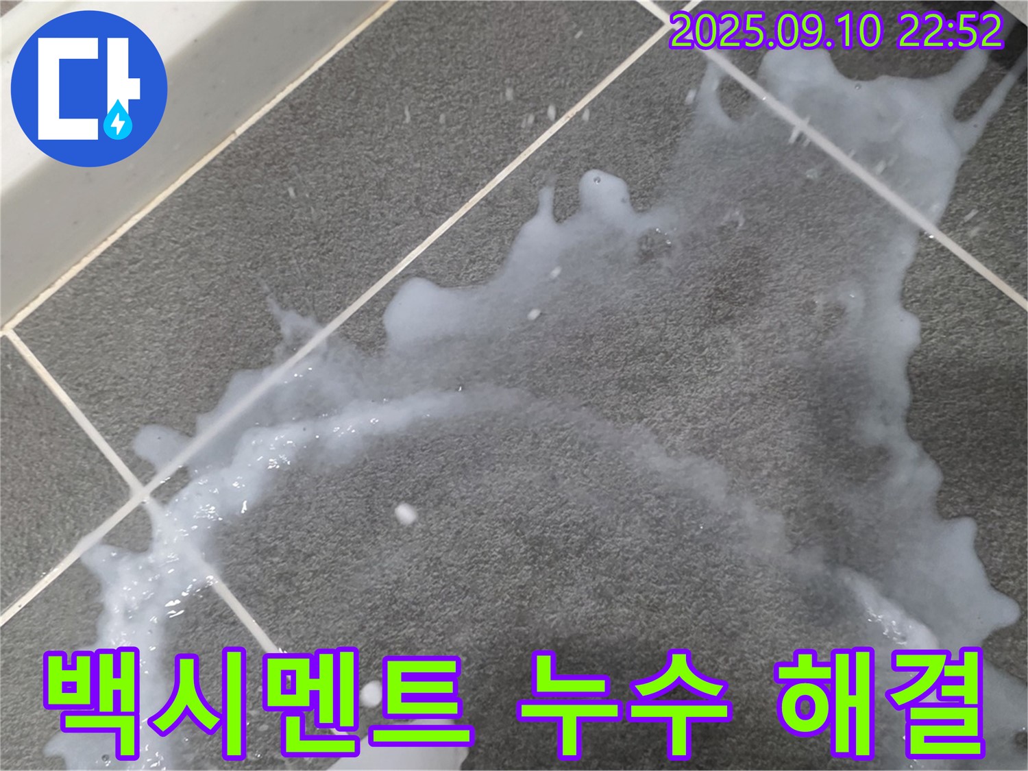 운정 동패동 아파트 누수탐지 및 백시멘트 공사 - 누수 문제 해결을 위한 전문적인 시공 과정을 소개합니다.