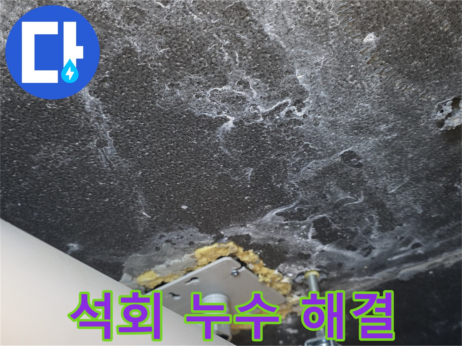 파주시 동패동 누수 - 천장 석회 누수 완벽 해결 시공 과정 공개