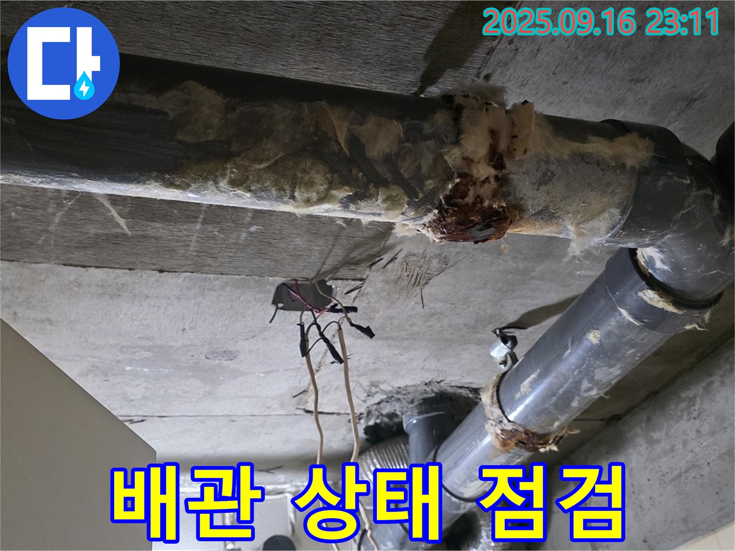 은평구 신사동 새절역 현대아파트 누수 - 배관의 전반적인 상태를 꼼꼼하게 점검합니다.