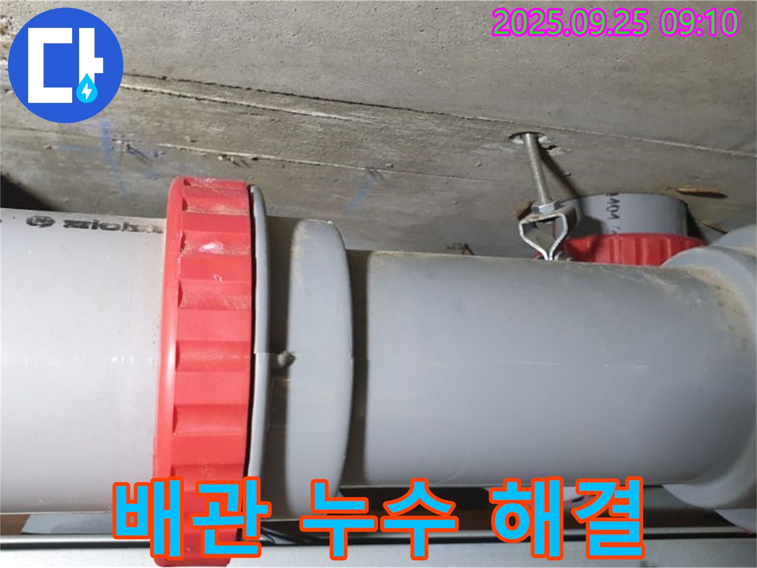 광적면 가납리 윗집 하수 배관 누수 - 숙련된 기술로 완벽하게 해결하고, 아랫집 고객님의 만족을 이끌어냈습니다.