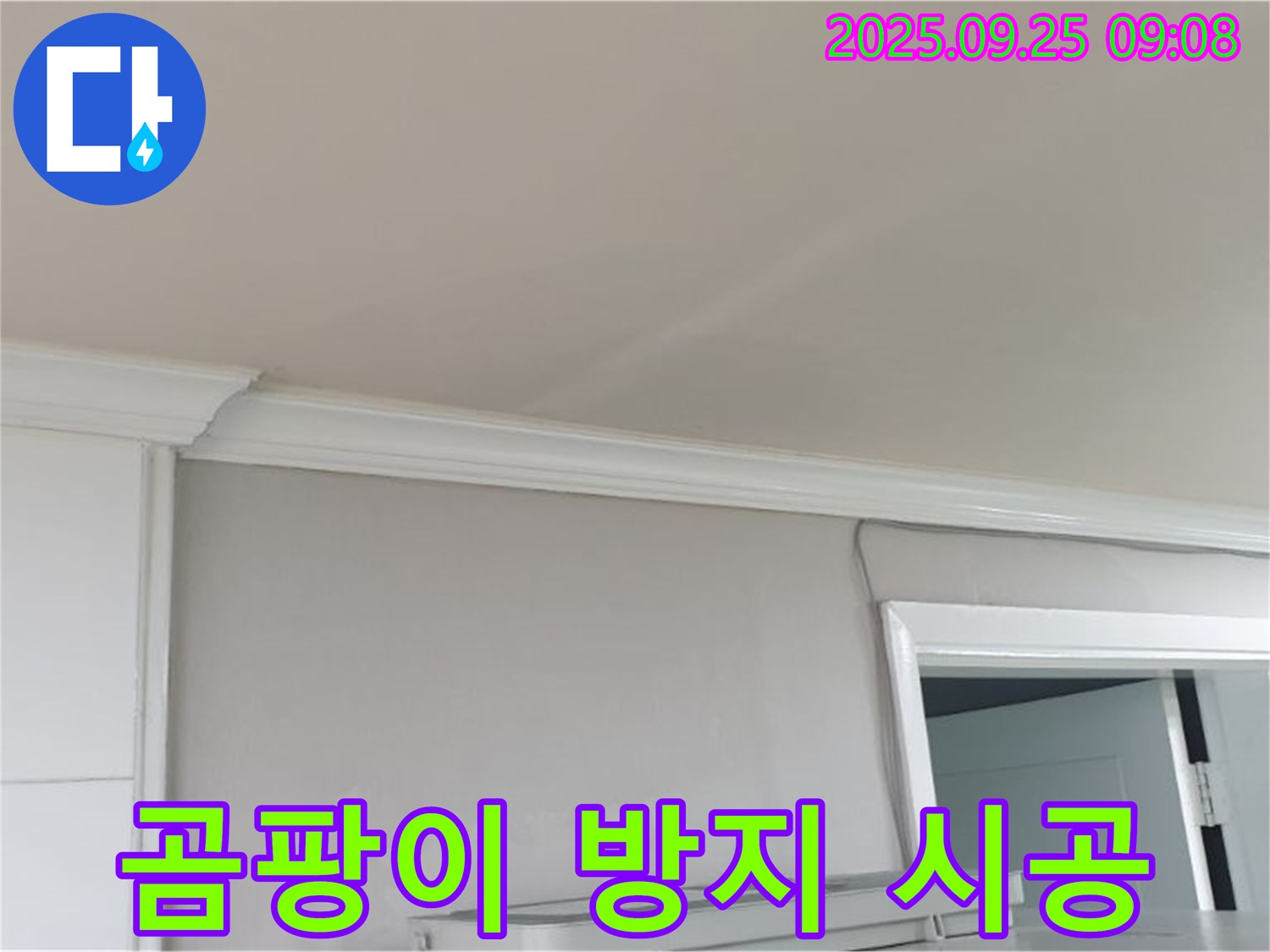 백석읍 연곡리 누수 - 곰팡이 발생 방지를 위한 특별 시공