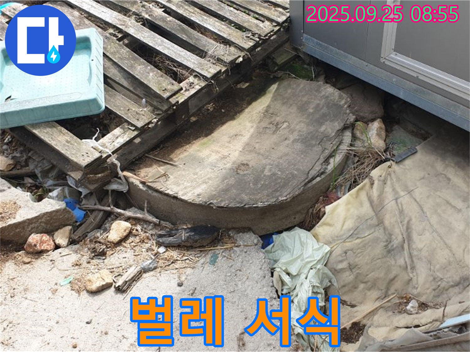 양주시 백석읍 복지리 누수 - 폐자재 속 벌레 서식 오염
