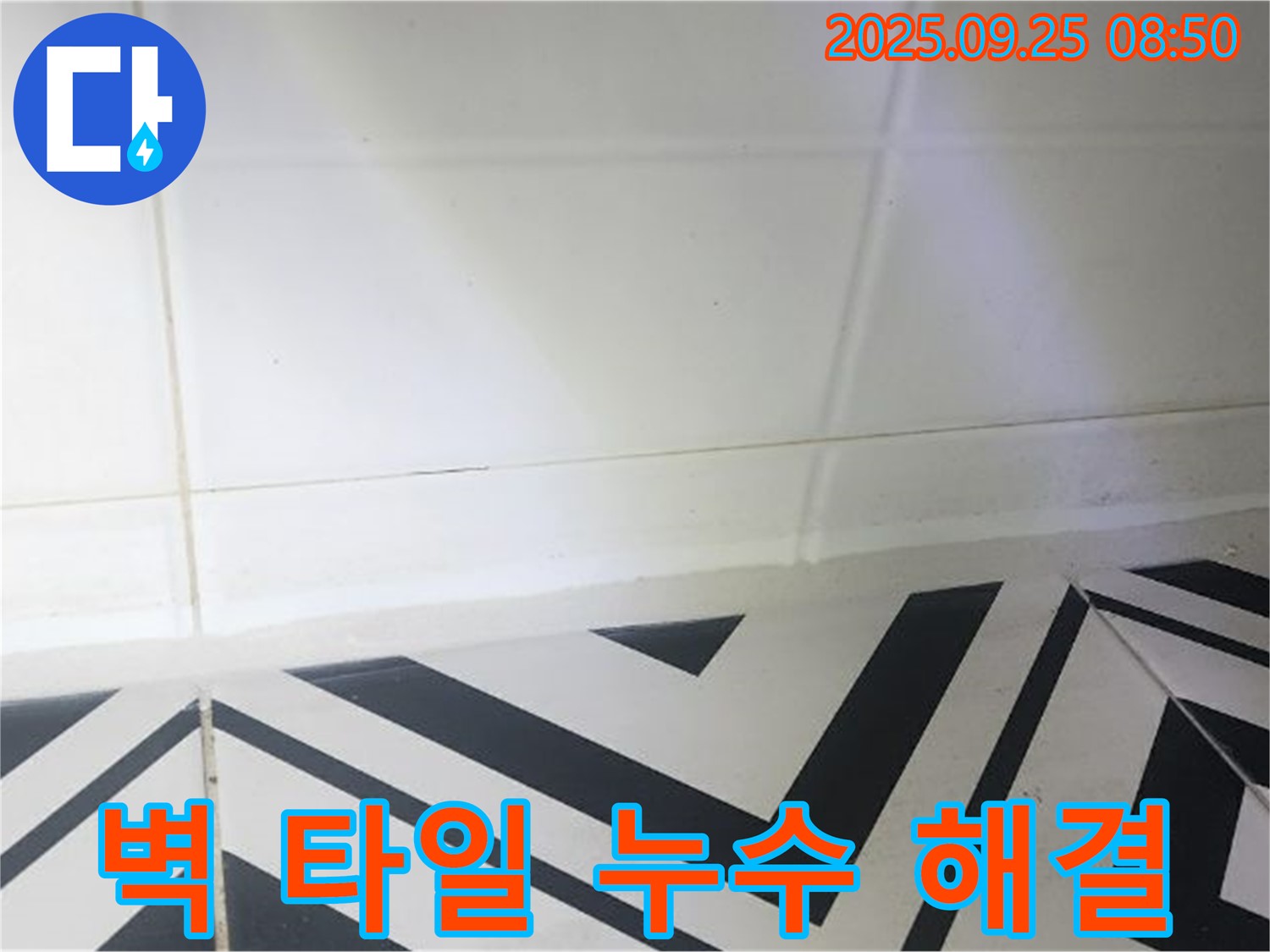 양주시 백석읍 오산리 벽 타일 누수 - 누수탐지부터 완벽 시공까지!
