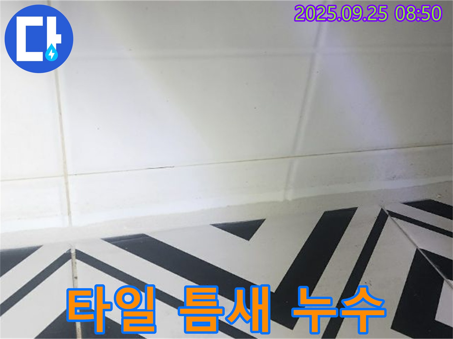 양주시 백석읍 오산리 화장실 타일 틈새 누수 - 꼼꼼한 시공으로 누수 걱정 없이!