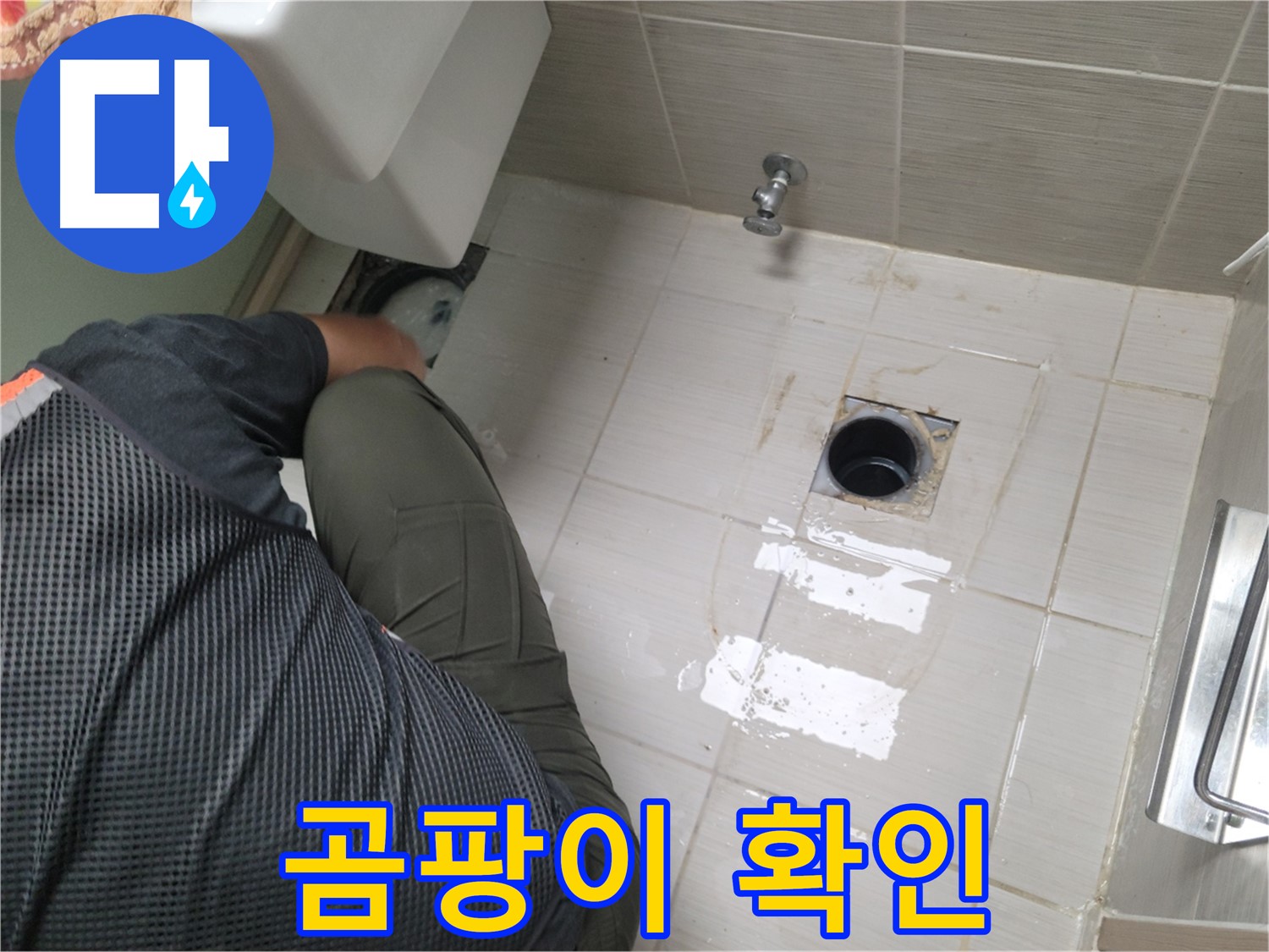 동두천 강변로 신창비바 - 변기 누수 정심관 연결 부위 곰팡이 확인