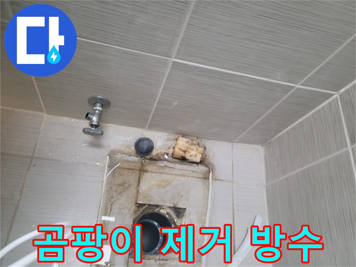 동두천 신창비바패밀리-2단지 환풍구 주변 곰팡이 제거 및 방수 작업