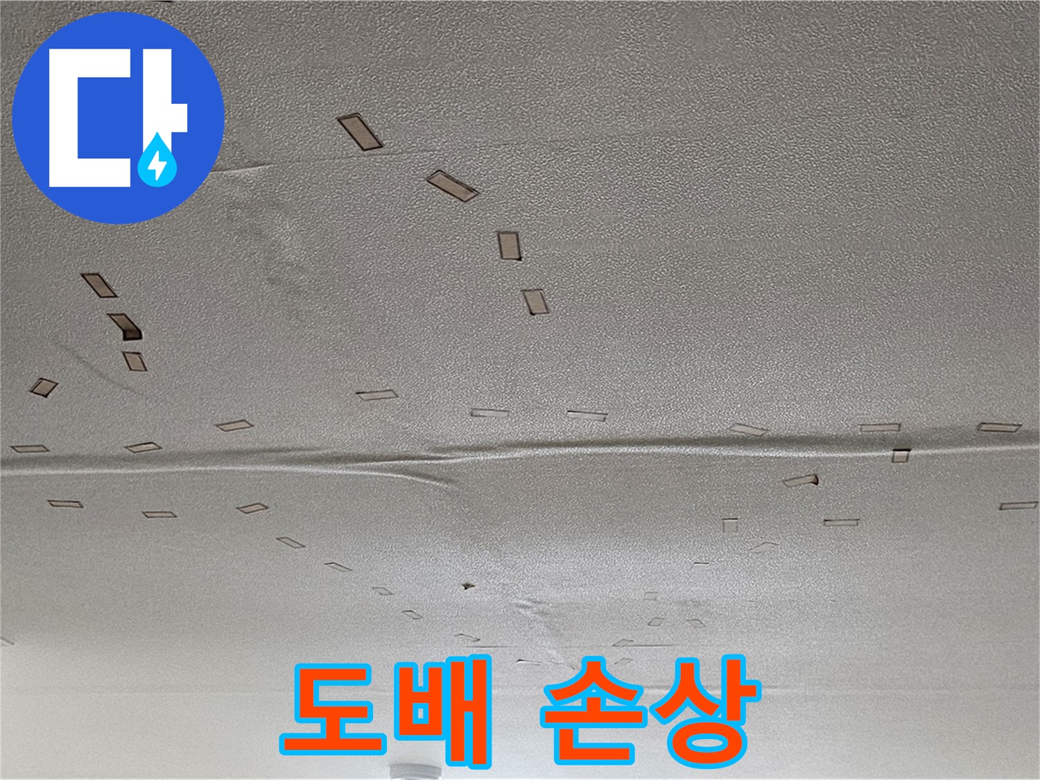현대시티 아파트 - 천장 도배 손상 - 긴급 누수 진단 및 보수