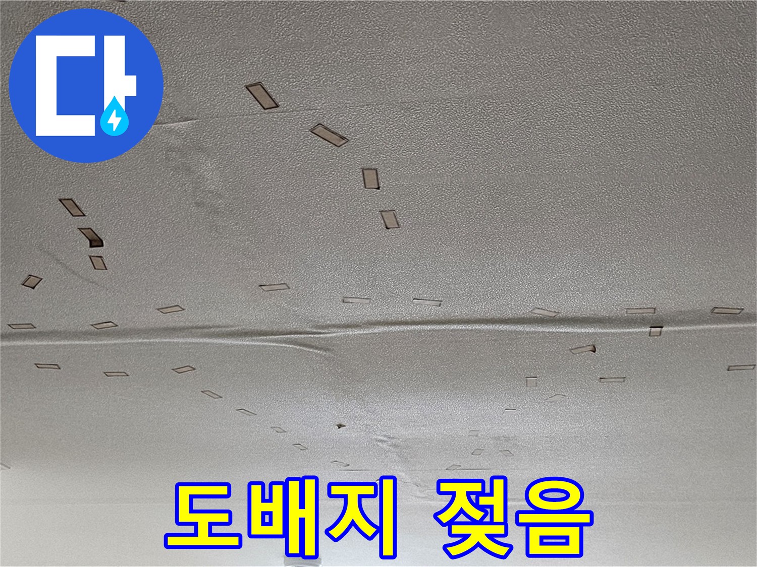 현대시티 아파트 - 천장 도배지 젖음 - 긴급 누수 진단 및 도배 시공
