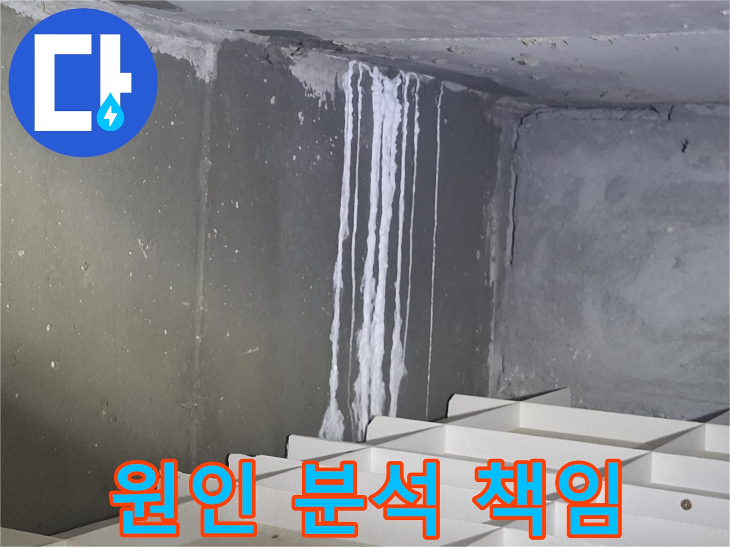 봇들마을2단지 아파트 - 지하 석회 누수, 원인 분석부터 완벽 해결까지 책임!